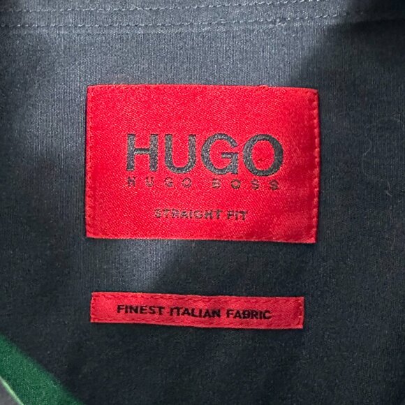 Hugo Boss Emero Cotton Abstract Print Button Down Shirt Size XL - Picture 2 of 8